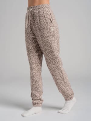 Waffle Lounge Jogger: Desert Leopard