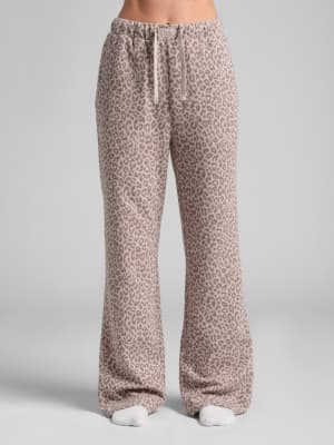 Waffle Lounge Pant: Desert Leopard