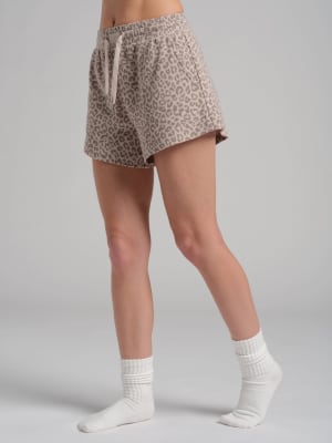 Waffle Lounge Short: Desert Leopard