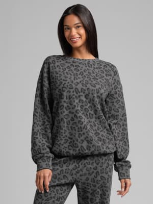 Waffle Lounge Long Sleeve: Lexy is 5'8" and wears a size S