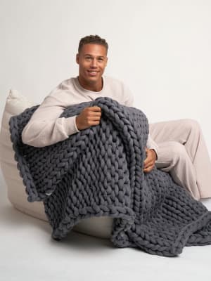 CuddleCloud Weighted Blanket: Graphite