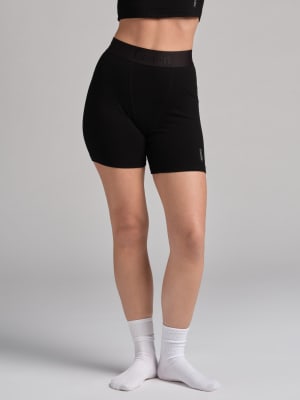 Rib Contour Boxer: Izabella is 5'5" and wears a size S