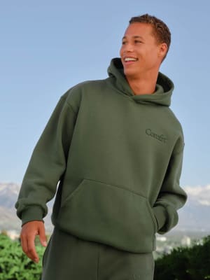Minimalist Hoodie: Forest