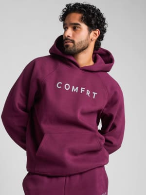 Tranquil Hoodie: Jared is 6'1" and wears a size L