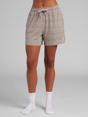 Cloud Lounge Shorts: Desert Leopard