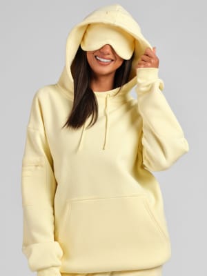 Halo Lightweight Airplane Mode Hoodie: Buttercream