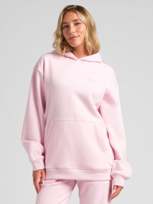 Halo Lightweight Oversized Hoodie: Powder Pink