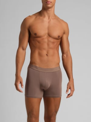 Men's Modal Boxer Brief: Chocolate