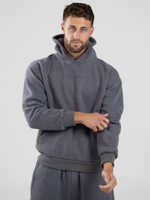 Signature Hoodie: Mitchell is 6′2″ wearing a size L